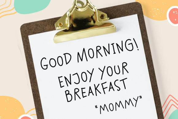 Drawing Letter Font Poster 2
