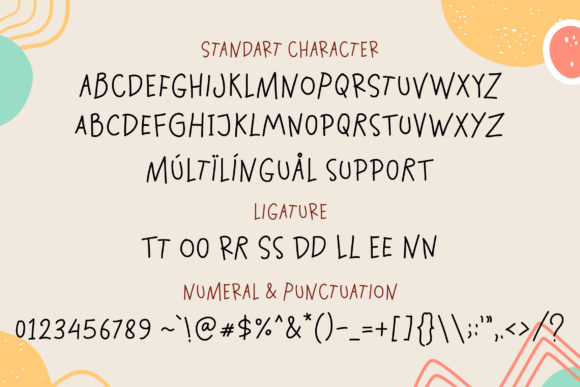 Drawing Letter Font Poster 6