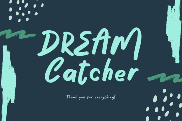 Dream Catcher Font Dream Catcher Font Poster 1