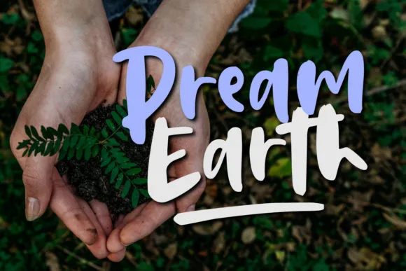 Dream Earth Font Dream Earth Font Poster 1