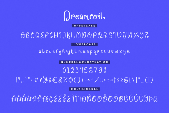 Dreamcoil Font Poster 9