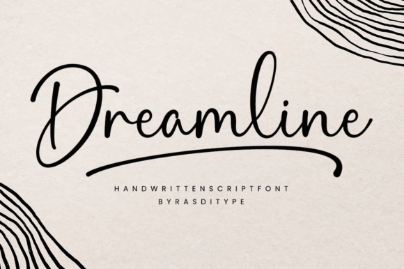 Dreamline Font Poster 1