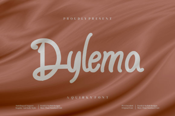 Dylema Font Poster 1