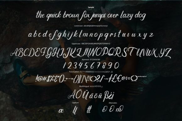 Ealifise Font Poster 6