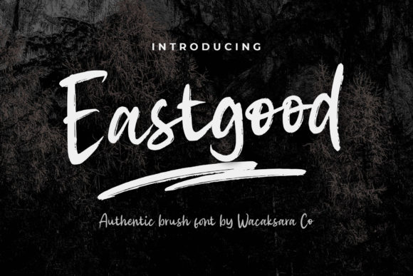 Eastgood Font Poster 1