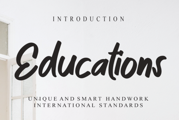 Educations Font Poster 1