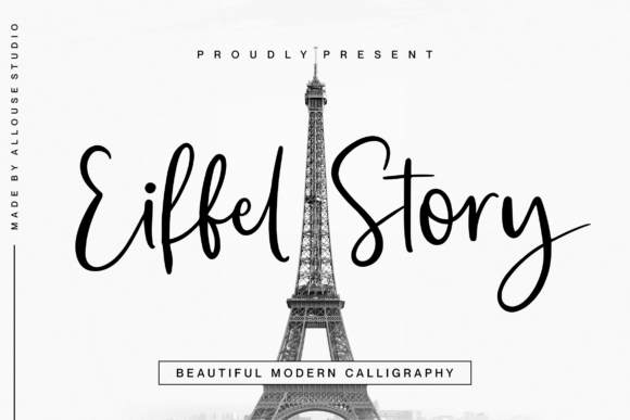 Eiffel Story Font Poster 1