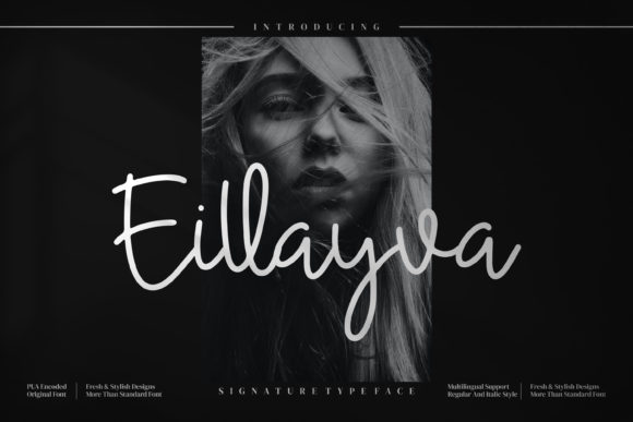 Eillayva Font Poster 1