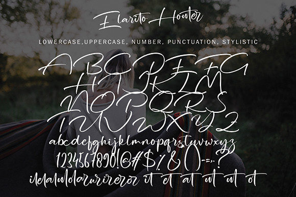 Elarito Houter Font Poster 9