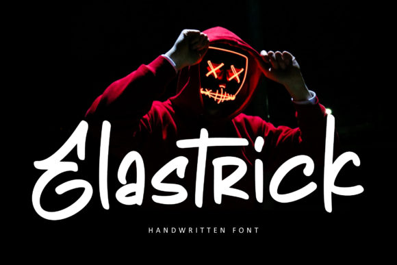 Elastrick Font Poster 1