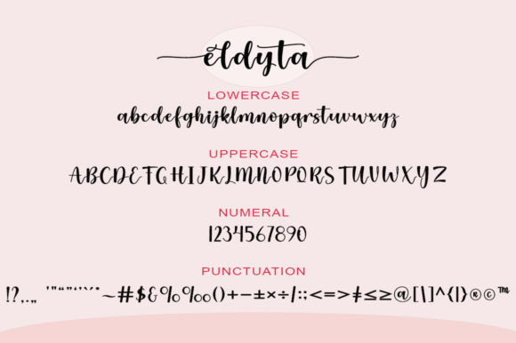 Eldyta Font Poster 6