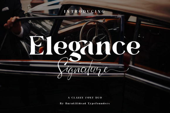 Elegance Signature Font Poster 1