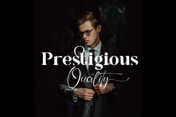 Elegance Signature Font Poster 2