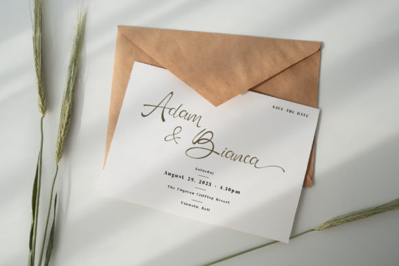 Elegance Signature Font Poster 9