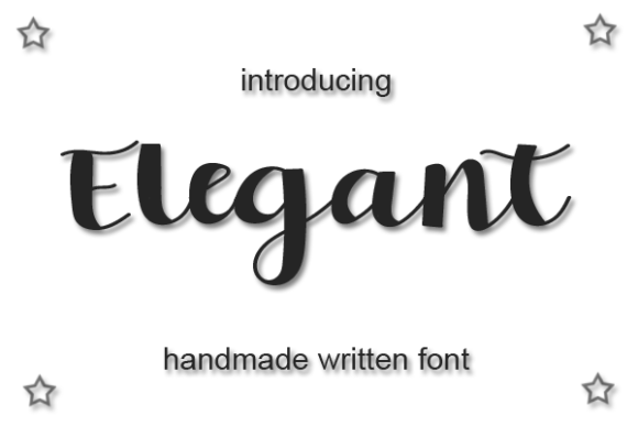 Elegant Font