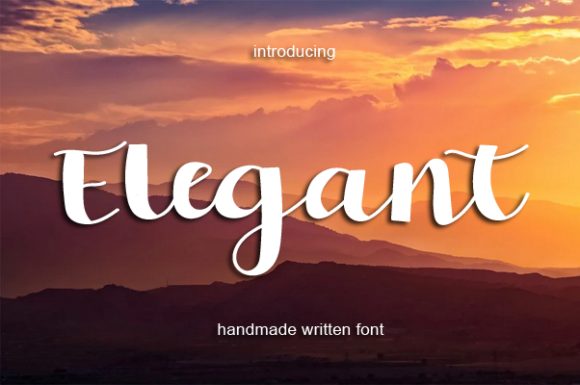 Elegant Font Poster 2