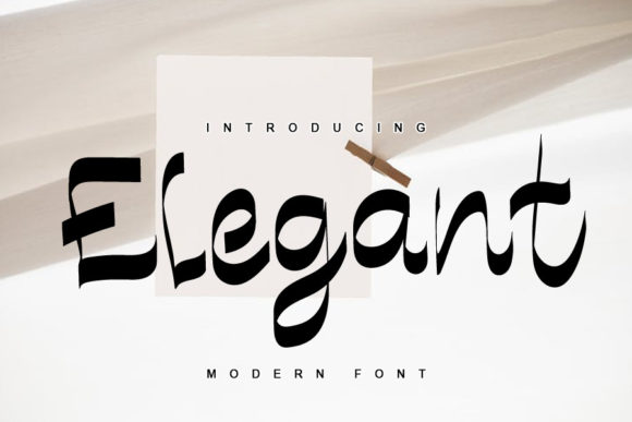 Elegant Font Poster 1