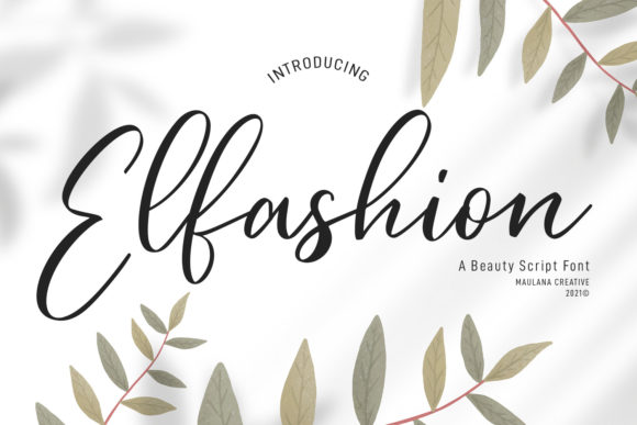 Elfashion Beauty Script Font Poster 1