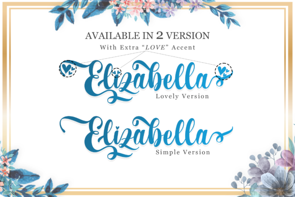 Elizabella Font Poster 2