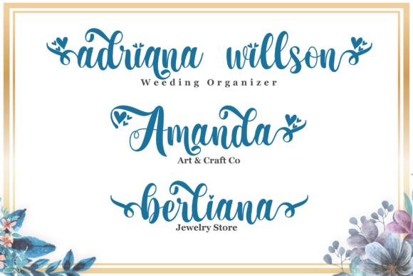 Elizabella Font Poster 3