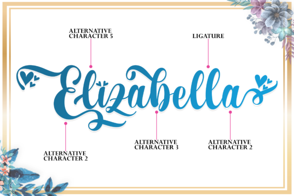 Elizabella Font Poster 5