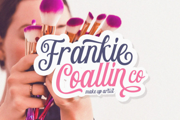 Elliestone Script Font Poster 3