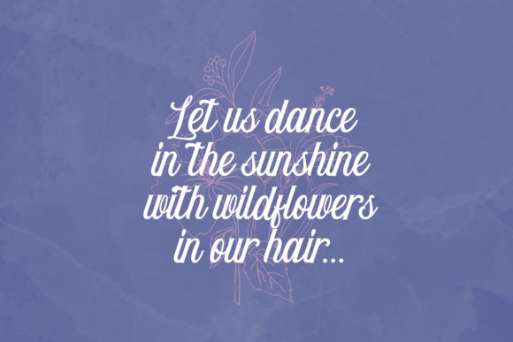 Elliestone Script Font Poster 4