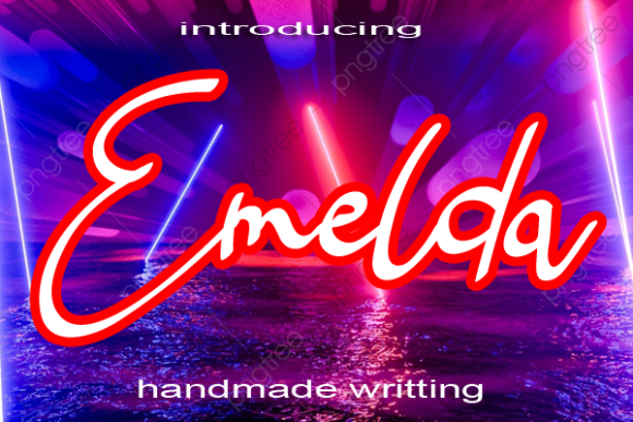 Emelda Font Poster 1