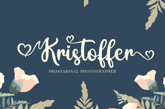 Emilia Keren Font Poster 2
