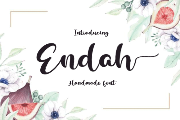 Endah Font Poster 1