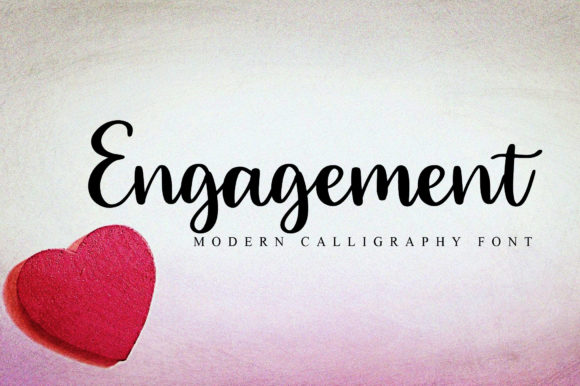 Engagement Font Poster 1