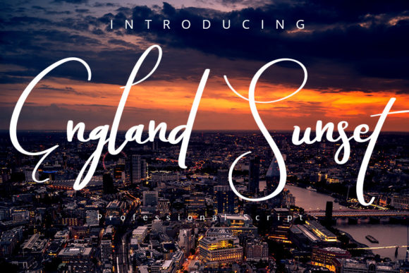 England Sunset Font