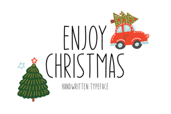 Enjoy Christmas Font Poster 1
