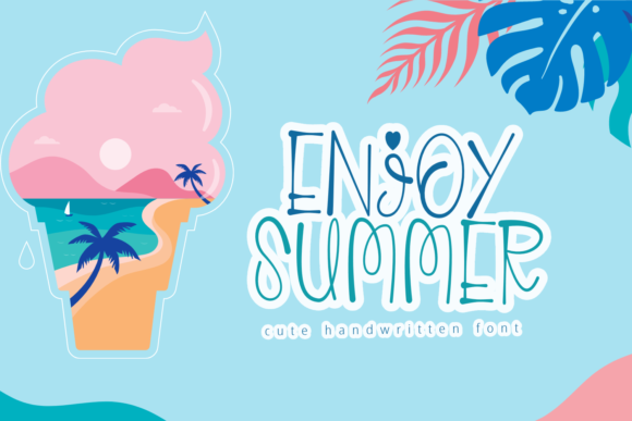 Enjoy Summer Font Enjoy Summer Font Poster 1