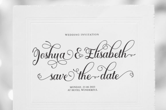 Enkeyla Script Font Poster 7