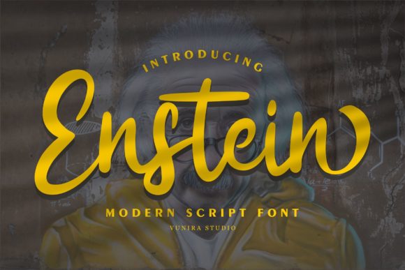 Enstein Font Poster 1