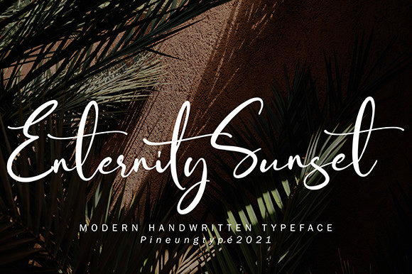 Enternity Sunset Font