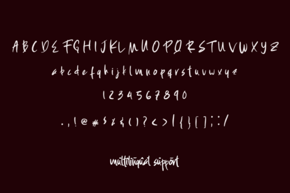 Esther Morgan Font Poster 4