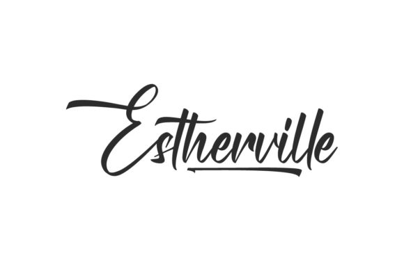 Estherville Font Poster 1