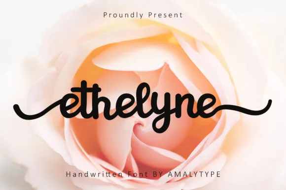Ethelyne Font Ethelyne Font Poster 1
