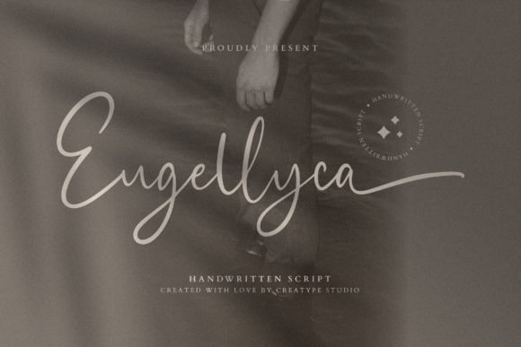 Eugellyca Script Font Poster 1