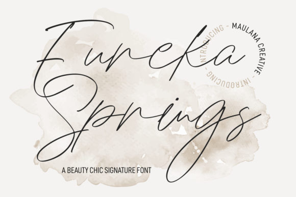 Eureka Spring Font