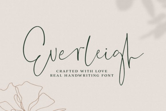 Everleigh Script Font Poster 1