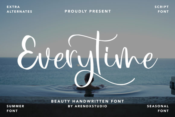 Everytime Font Poster 1