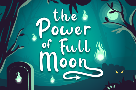 Evil Tail Font Poster 2