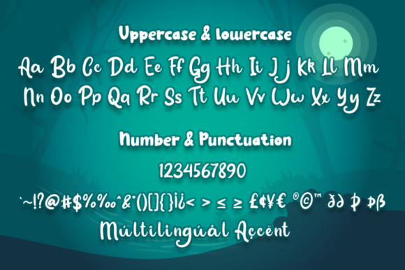 Evil Tail Font Poster 4