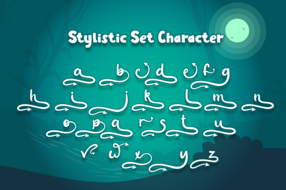 Evil Tail Font Poster 5