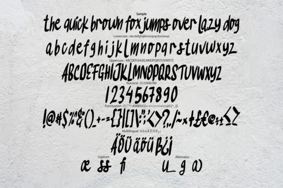 Evinsone Font Poster 6