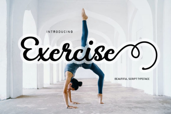 Exercise Font Poster 1