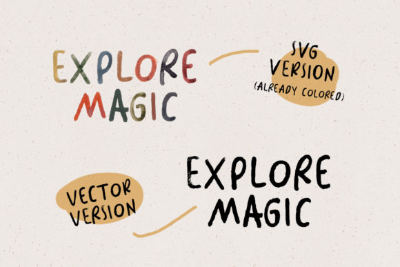 Explore Magic Font Poster 5